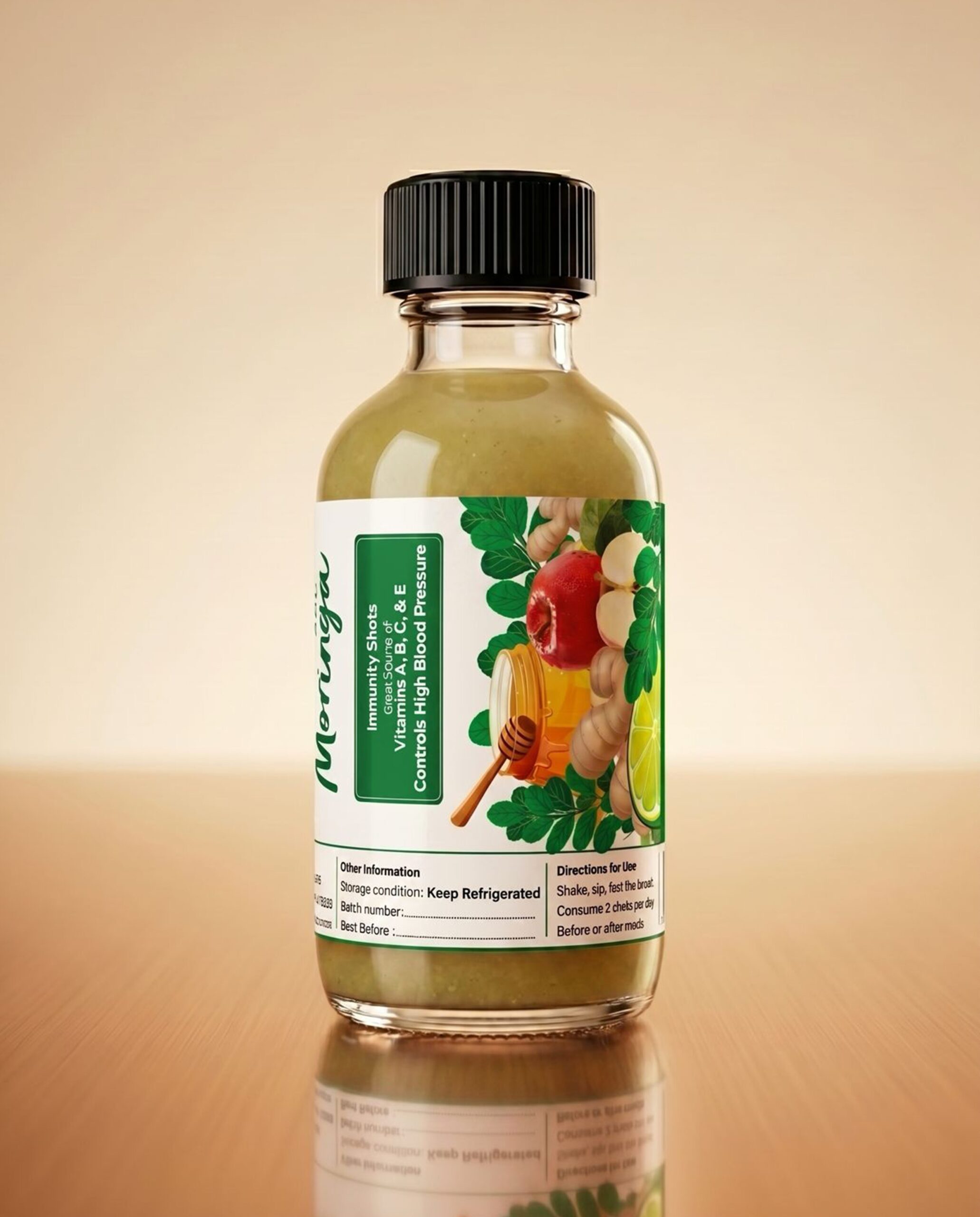 Ginger Shot with Moringa
